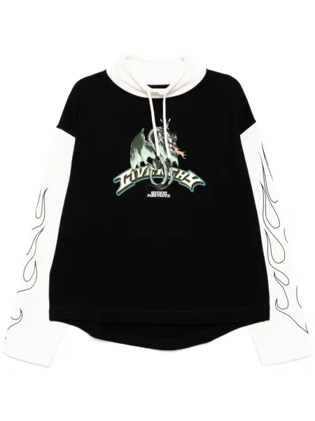 Hanorac Givenchy cu imagine negru