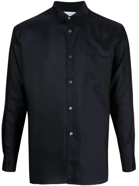 Cămașă Comme Des Garçons Shirt cu mâneci lungi lungă albastru