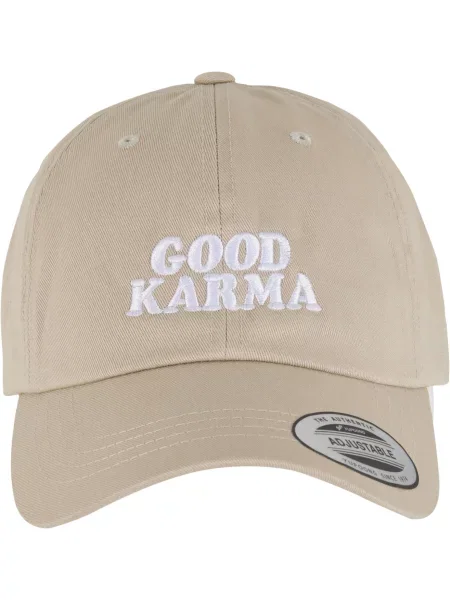 Mister Tee Sapkák Good Karma szürke / kő / fekete fehér