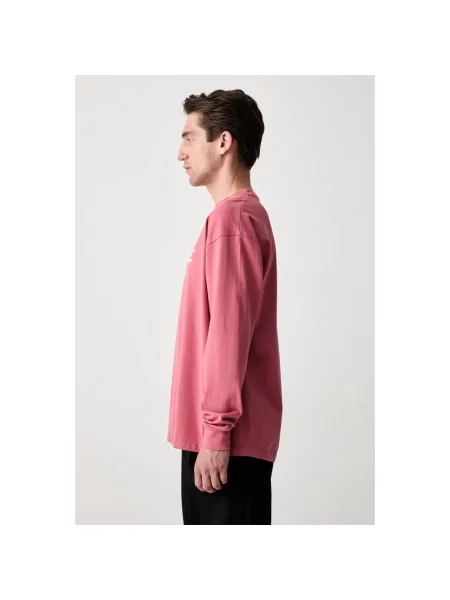 Drôle de Monsieur Slogan longsleeve różowa