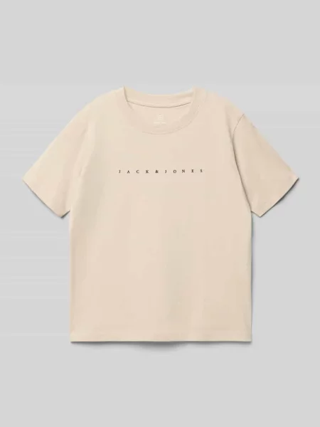 T-shirt o kroju regular fit z nadrukiem z logo model Estar' Jack & Jones