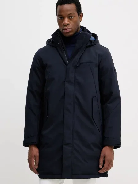 Яке Tommy Hilfiger зимен модел тъмносиньо