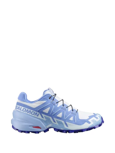Sneakerși Salomon cu șireturi din dantelă albastru