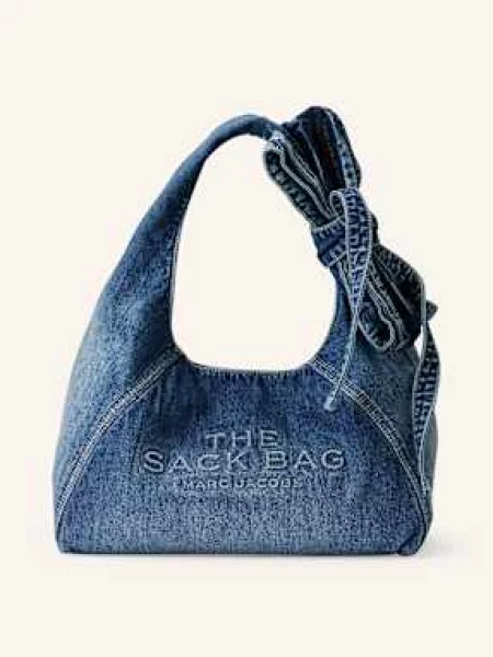 Hobo taška Marc Jacobs s mašlí modrá