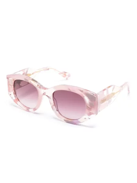Saulės akiniai Chloé Eyewear rožinė