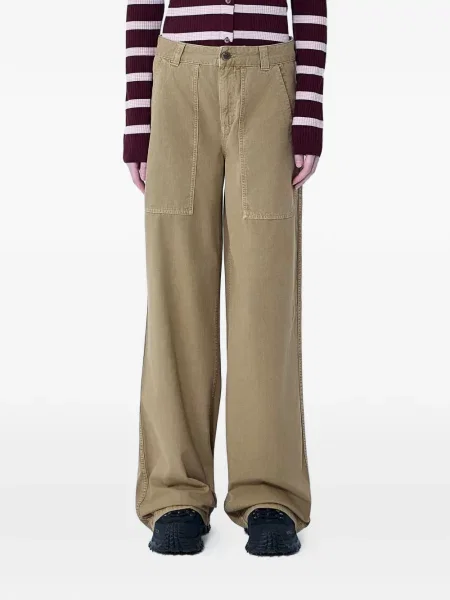 Pantaloni Moncler cu picior lat