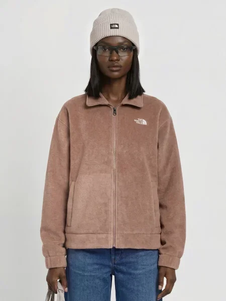 The North Face Fleecová Mikina Collared hnědá