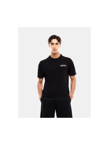 Emporio Armani Tričko / biela čierna
