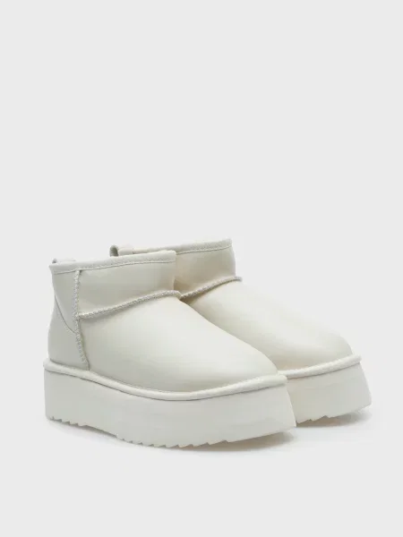 Кожаные сапоги Prpy белые