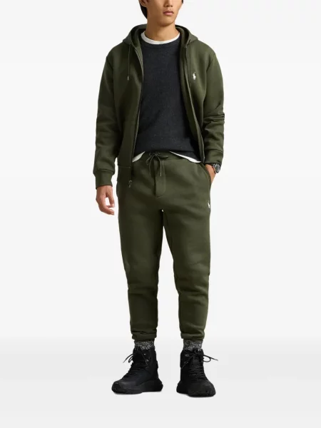 Siuvinėtos zomšinės pledinės maudymosi kelnaitės Polo Ralph Lauren mėlyna