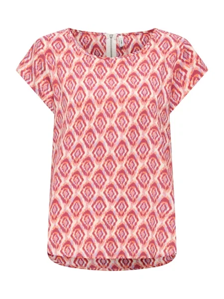 ONLY Bluză ONLVIC deschis / roșu / roșu oxid bej