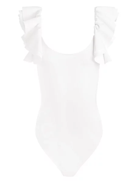 Боди Alice + Olivia бяло