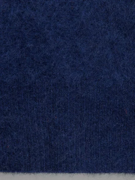 Sweter z kołnierzykiem polo wełna atramentowy Kobieta XL MANGO