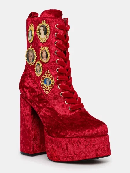 Nízké kozačky Koi Footwear The Six Shadows na červená