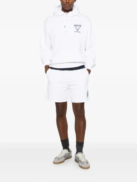 Hanorac cu glugă Casablanca tenis alb