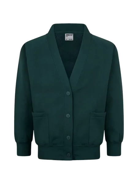 Kardigan dziecięcy Zeco Schoolwear zielony