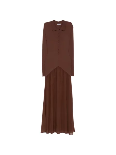 Rochie Patrizia Pepe tricotate maro