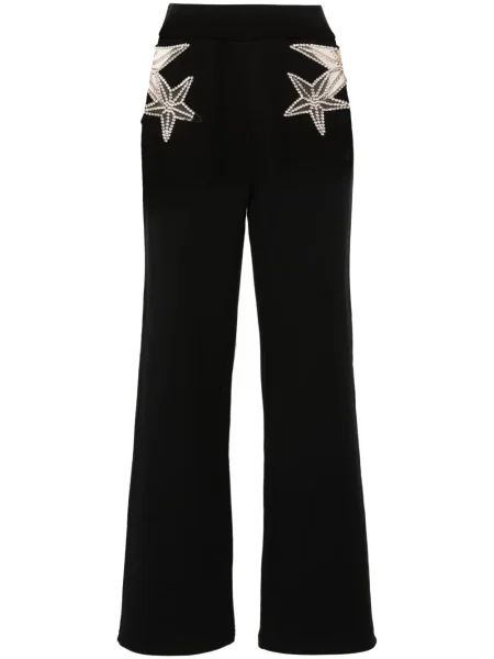 Pantaloni Dsquared2 de cristal negru