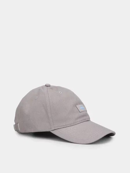 Calvin Klein MONOLOGO WOVEN PATCH BB CAP Кепка сірий