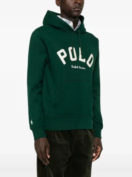 Hlače Polo Ralph Lauren s vezom zelena