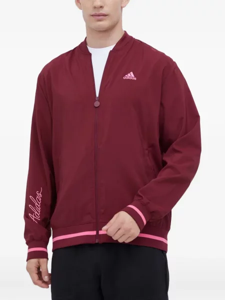 Geacă bomber Adidas roșu