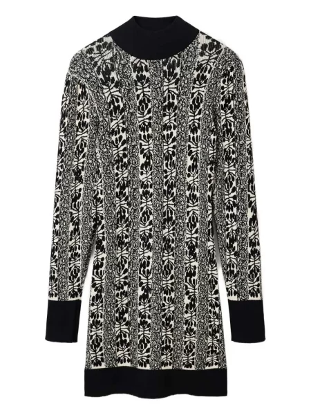 Rochie mini Desigual cu model floral cu imagine de costum negru