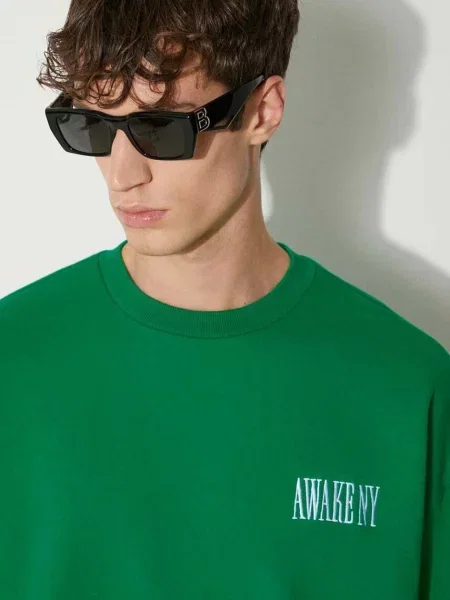 Awake NY melegítőfelső Awake Crewneck zöld