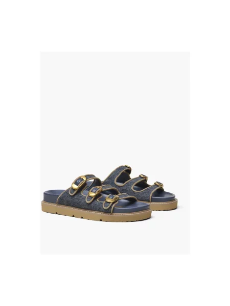Klapki Marc Jacobs niebieskie