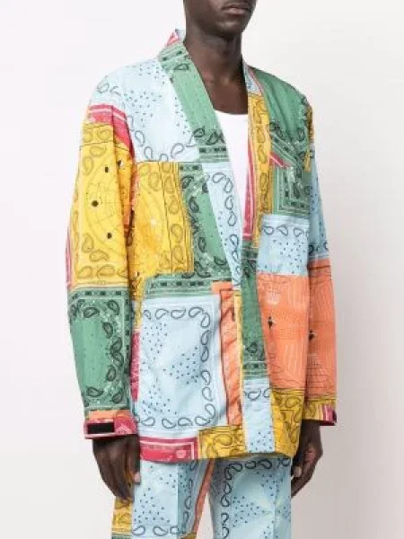 Lehký bunda Marcelo Burlon County Of Milan s potiskem červená