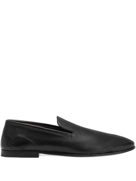 Pantofi loafer Dolce & Gabbana din piele slip-on negru