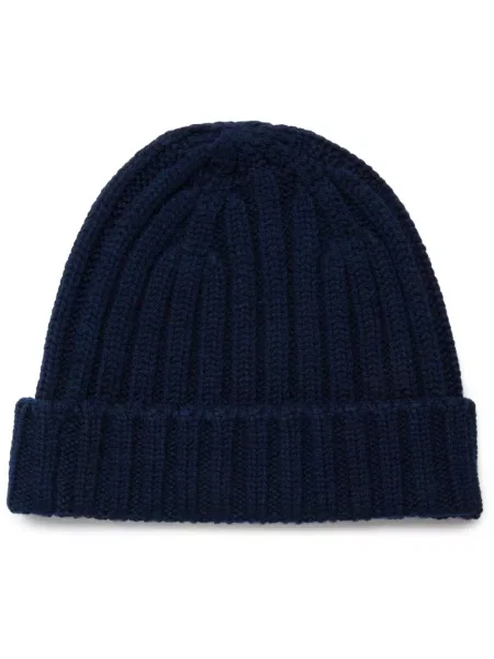 Vlněný čepice Brooks Brothers modrý