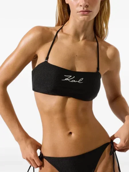 Bikini Karl Lagerfeld negru