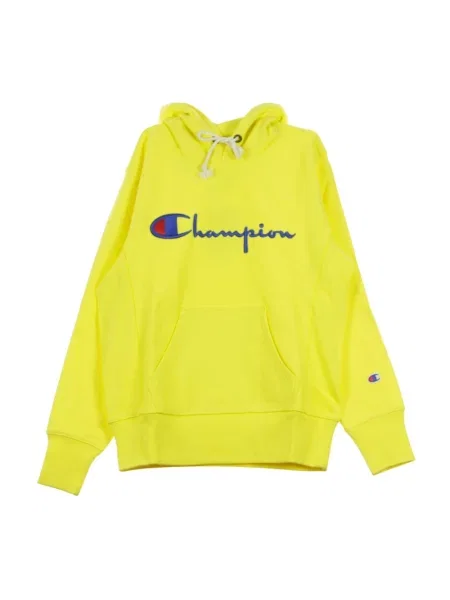 Bluza z kapturem Champion z kapturem żółta