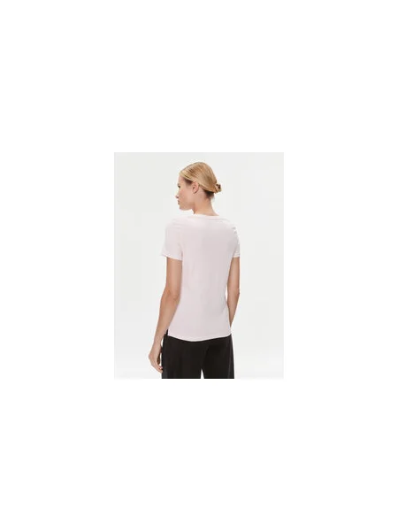 Guess Póló Slim Fit rózsaszín