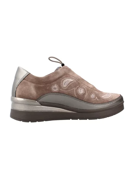 Pantofi Stonefly din velur bej