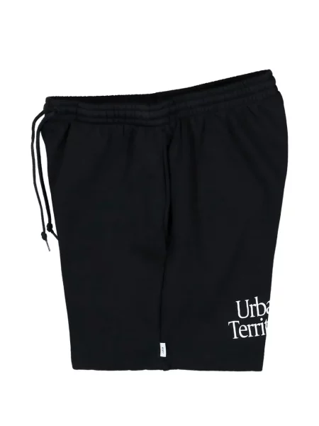 Pantaloni scurți Wtaps cu imagine cu cordon negru