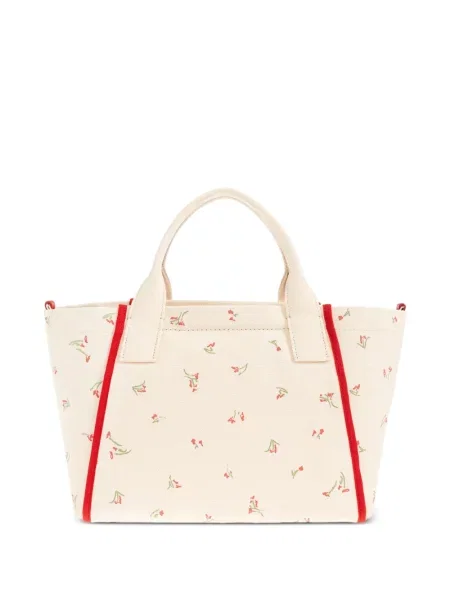 Платно шопинг чанта Kate Spade на цветя с принт
