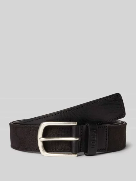 Ze wzorem z logo i sprzączką Joop! Collection czarny