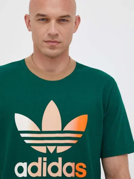 Тениска adidas Originals зелено