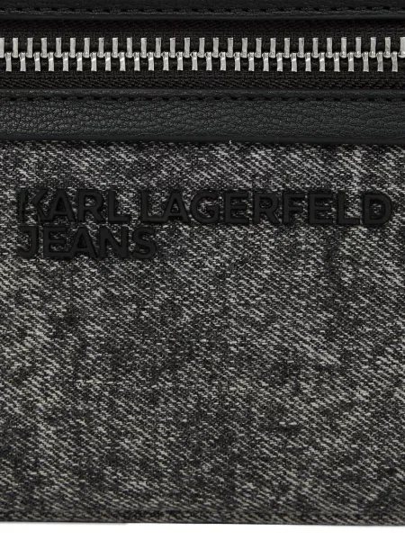Geantă Karl Lagerfeld Jeans gri