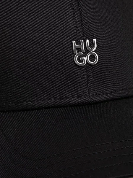 Бейсболка HUGO однотонна чорний