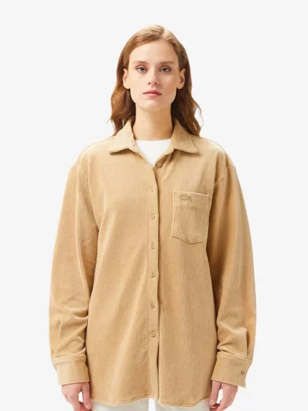 Сорочка Lacoste коричнева