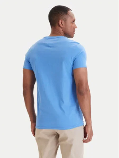 Tommy Jeans Tričko / námornícka / červená / biela modrá