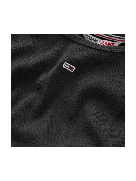 Tricou mânecă lungă Tommy Hilfiger negru