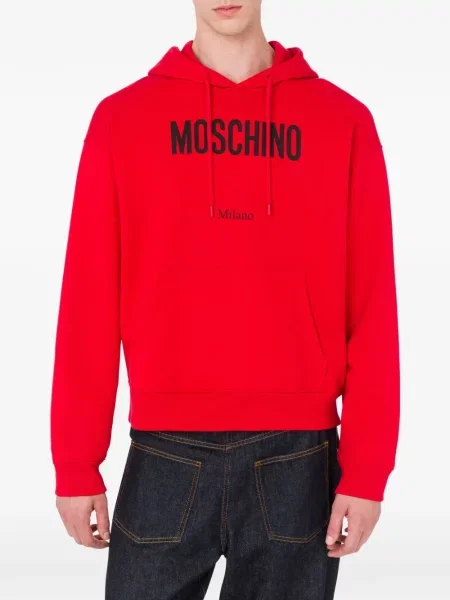 Hanorac cu glugă Moschino roșu