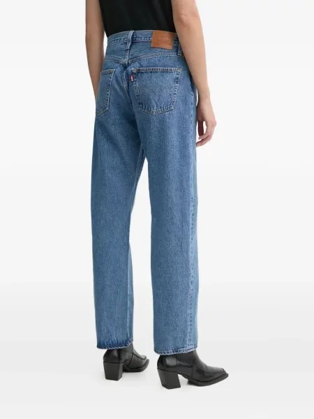 Pantaloni Levi's® de catifea cord cu dungi cu buzunar frontal albastru