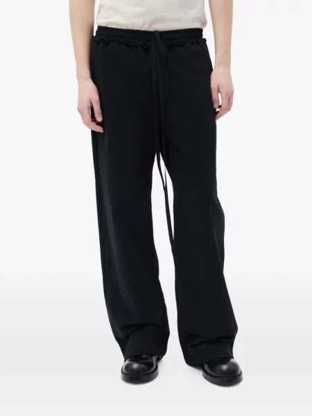 Pantaloni Ann Demeulemeester alergare negru