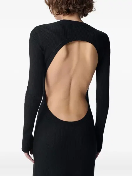 Костюм макси рокля Ann Demeulemeester черно