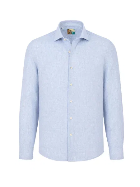 ALEA Košile CAMICIA azurová modrá