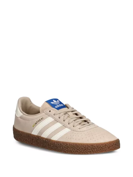 Sneakersy Adidas Spezial prążkowane na platformie czarne